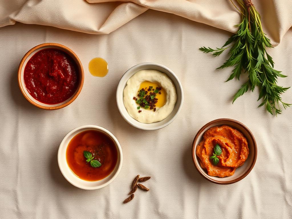 Dips y mezze